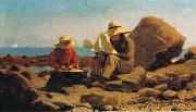 Winslow Homer The Boat Builders oil on canvas